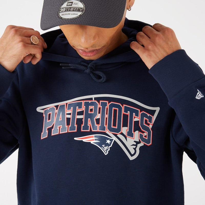 Sudadera Con Capucha New Era New England Patriots NFL Team Logo Azules | PF5481270