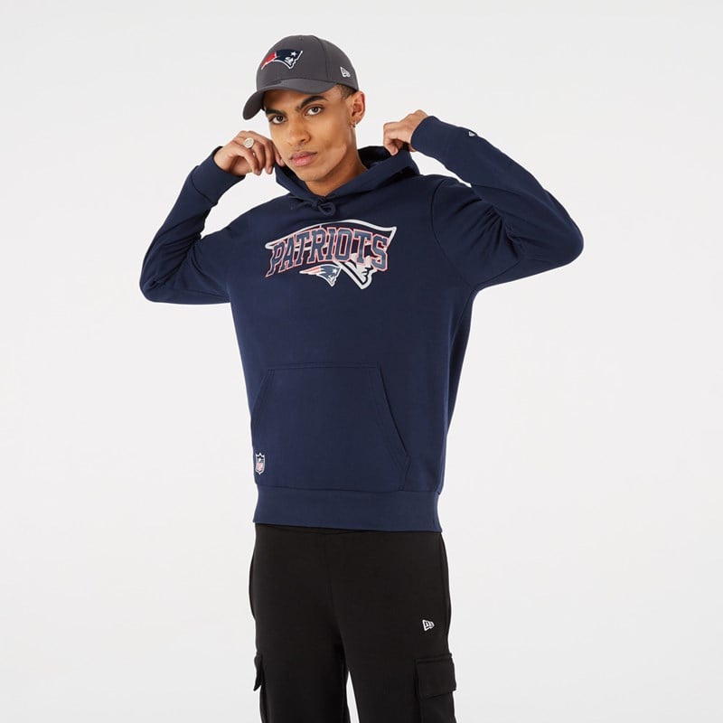 Sudadera Con Capucha New Era New England Patriots NFL Team Logo Azules | PF5481270