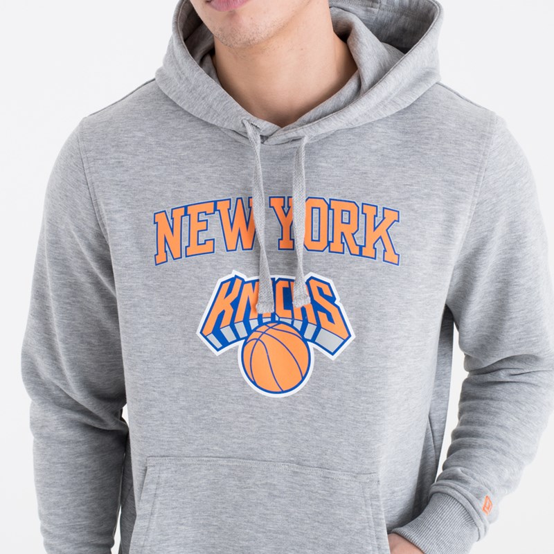 Sudadera Con Capucha New Era New York Knicks Team Logo Grises | FZ2867053