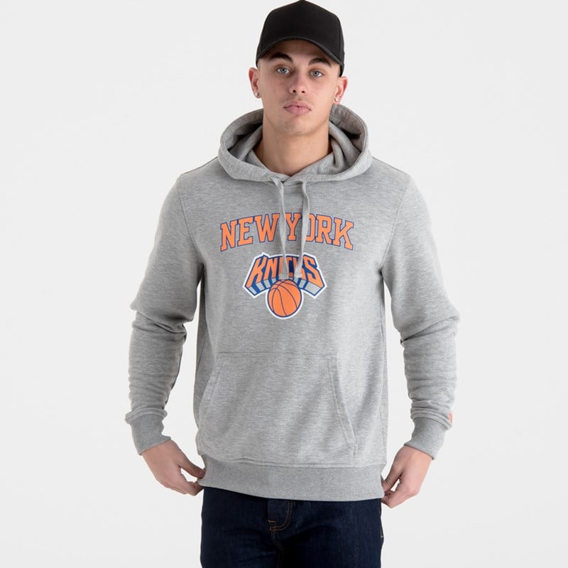 Sudadera Con Capucha New Era New York Knicks Team Logo Grises | FZ2867053