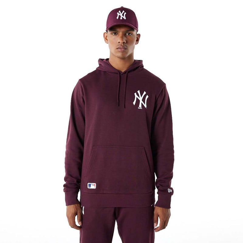 Sudadera Con Capucha New Era New York Yankees Essentials Morados | DL4936571