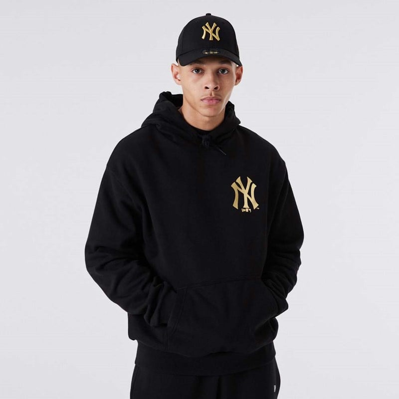 Sudadera Con Capucha New Era New York Yankees MLB Negros | GO6217439