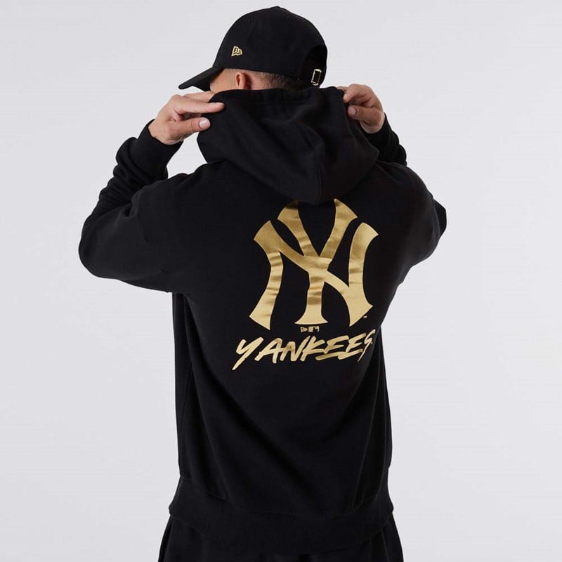 Sudadera Con Capucha New Era New York Yankees MLB Negros | GO6217439