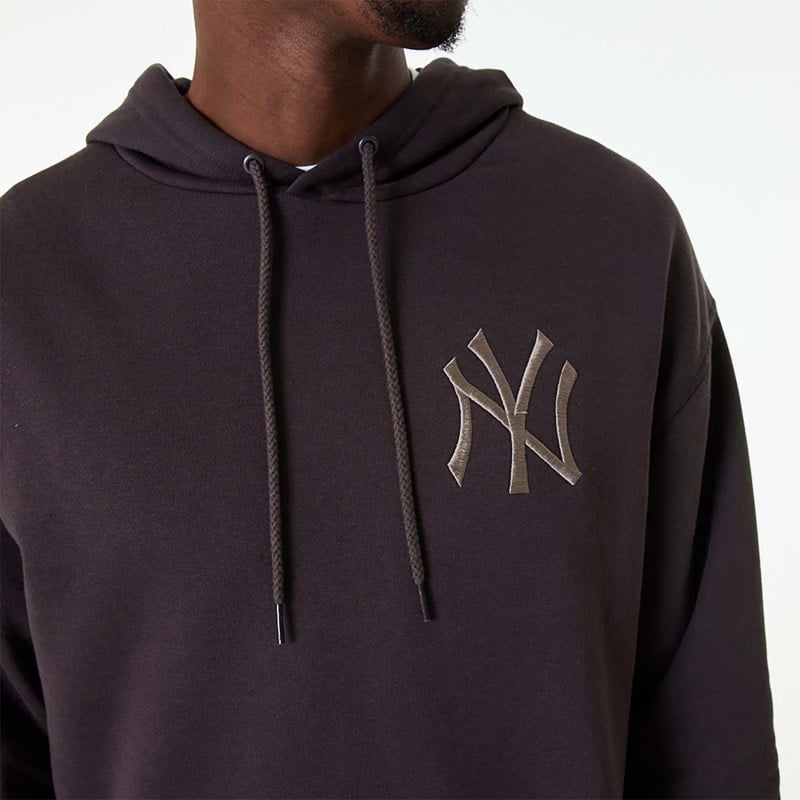 Sudadera Con Capucha New Era New York Yankees MLB Embroidered Logo Burnt Wood Marrom | MB0786324