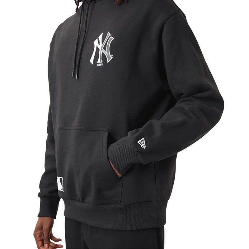 Sudadera Con Capucha New Era New York Yankees MLB Team Logo Negros | RG3148567