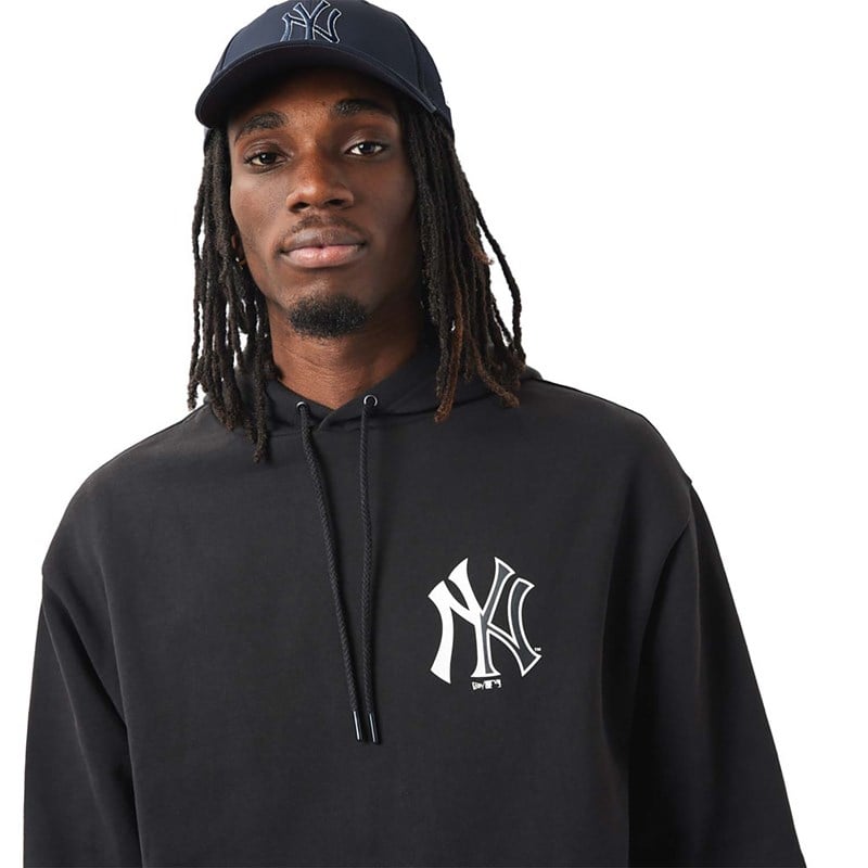 Sudadera Con Capucha New Era New York Yankees MLB Team Logo Negros | RG3148567