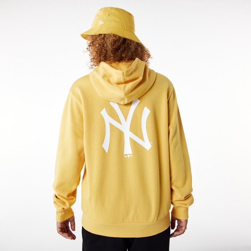 Sudadera Con Capucha New Era New York Yankees League Essential Pastel Amarillos | TD3598406