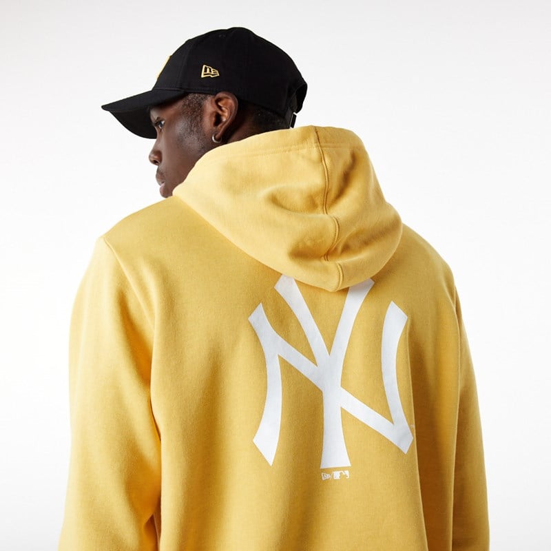 Sudadera Con Capucha New Era New York Yankees League Essential Pastel Amarillos | TD3598406