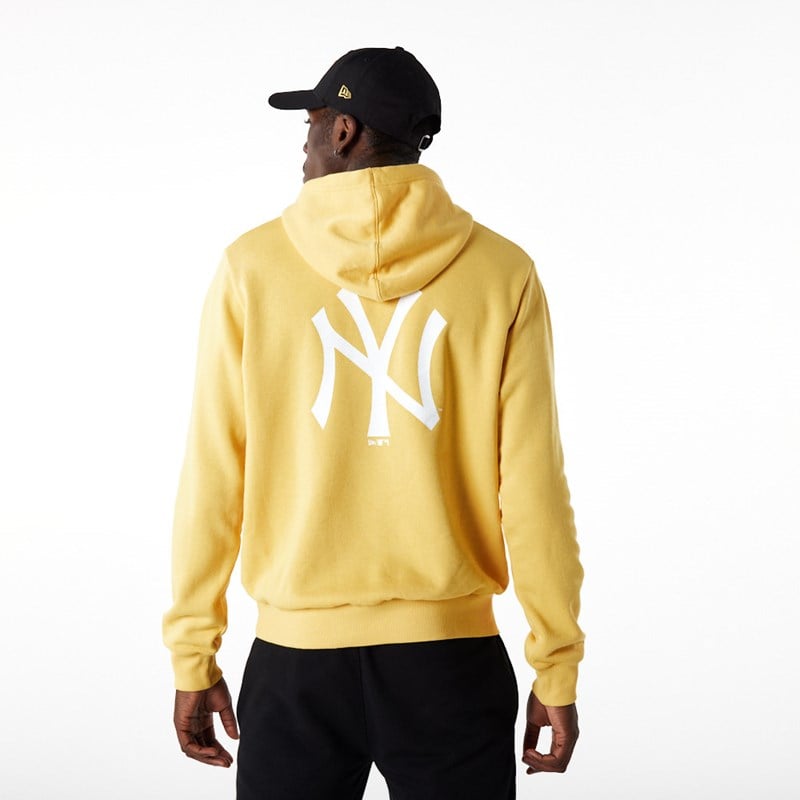 Sudadera Con Capucha New Era New York Yankees League Essential Pastel Amarillos | TD3598406