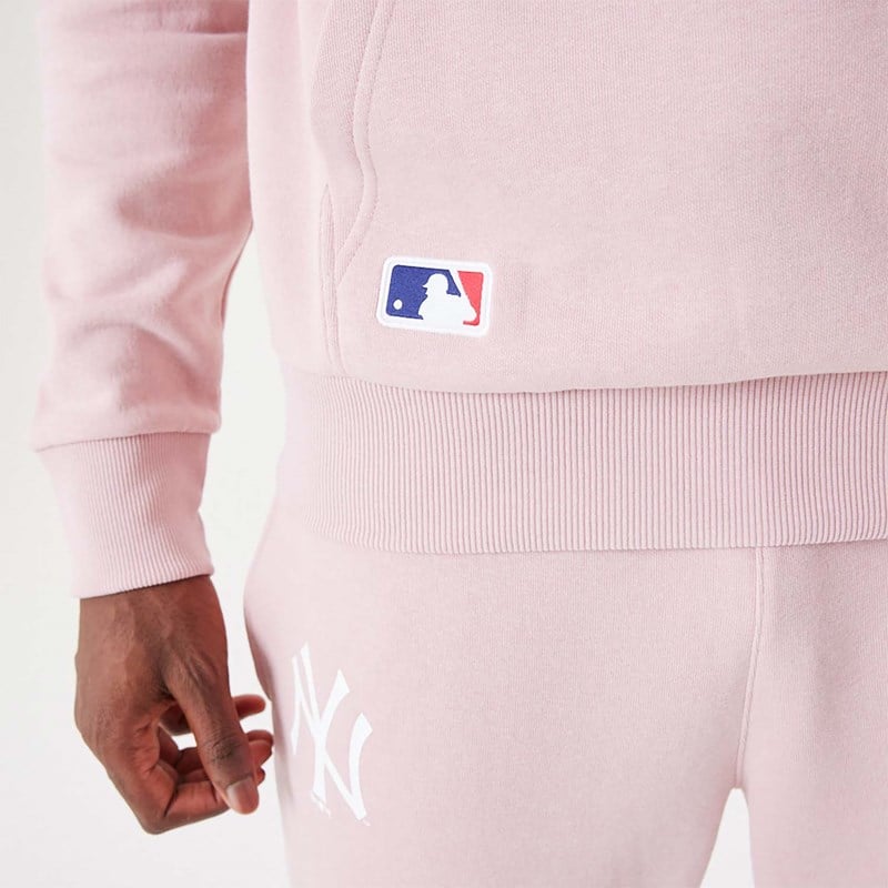 Sudadera Con Capucha New Era New York Yankees MLB League Essential Pastel Pullover Rosas | VF4812670