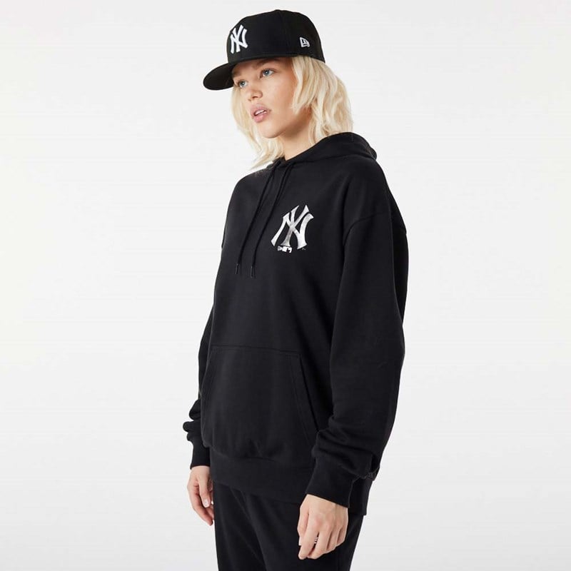 Sudadera Con Capucha New Era New York Yankees MLB Negros | XE5783094