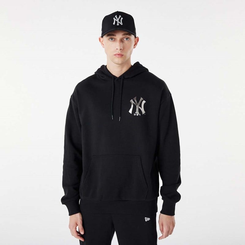 Sudadera Con Capucha New Era New York Yankees MLB Negros | XE5783094