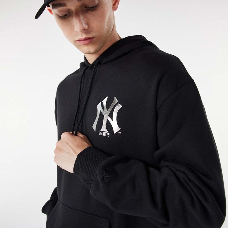 Sudadera Con Capucha New Era New York Yankees MLB Negros | XE5783094