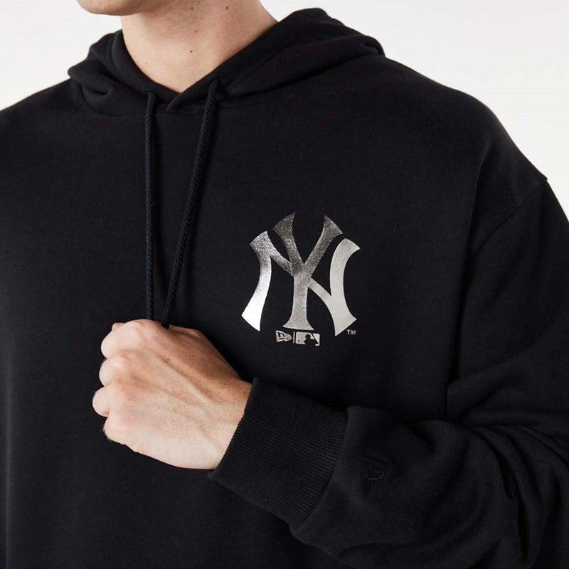 Sudadera Con Capucha New Era New York Yankees MLB Negros | XE5783094