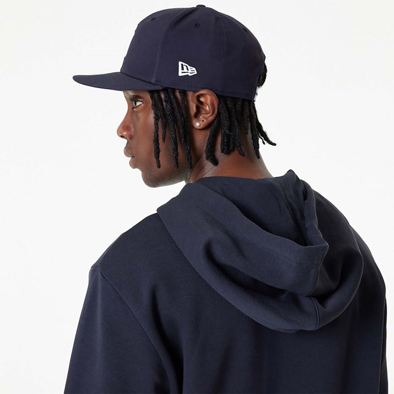 Sudadera Con Capucha New Era New York Yankees MLB League Essential Full-zip Azules | XK0178642