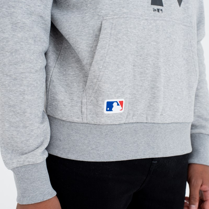 Sudadera Con Capucha New Era New York Yankees Team Logo Grises | YA7015482