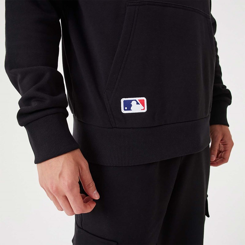 Sudadera Con Capucha New Era New York Yankees MLB League Essential Pullover Negros | ZL0934517