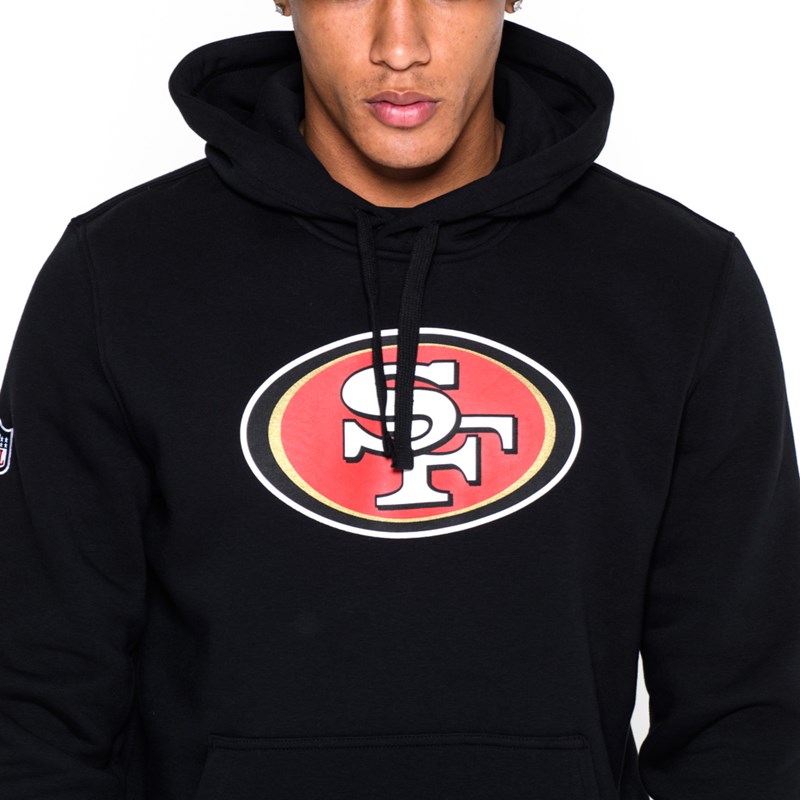 Sudadera Con Capucha New Era San Francisco 49ers Team Logo Negros | JZ4961350