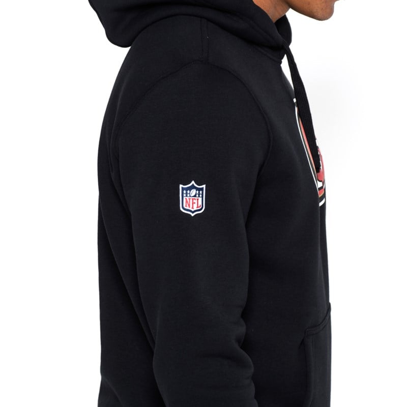 Sudadera Con Capucha New Era San Francisco 49ers Team Logo Negros | JZ4961350