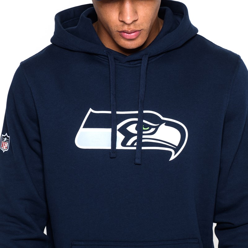 Sudadera Con Capucha New Era Seattle Seahawks Team Logo Azules | EW2184790