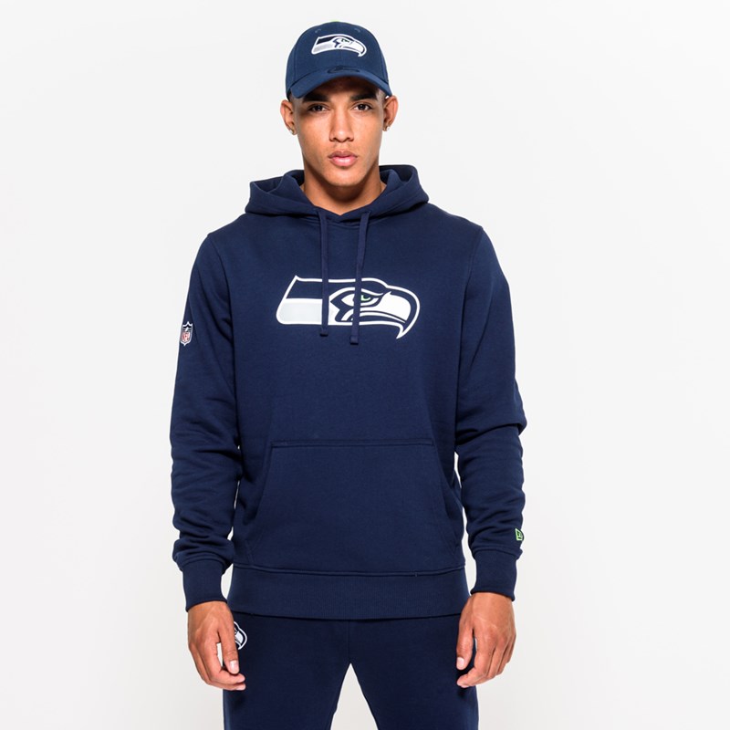 Sudadera Con Capucha New Era Seattle Seahawks Team Logo Azules | EW2184790