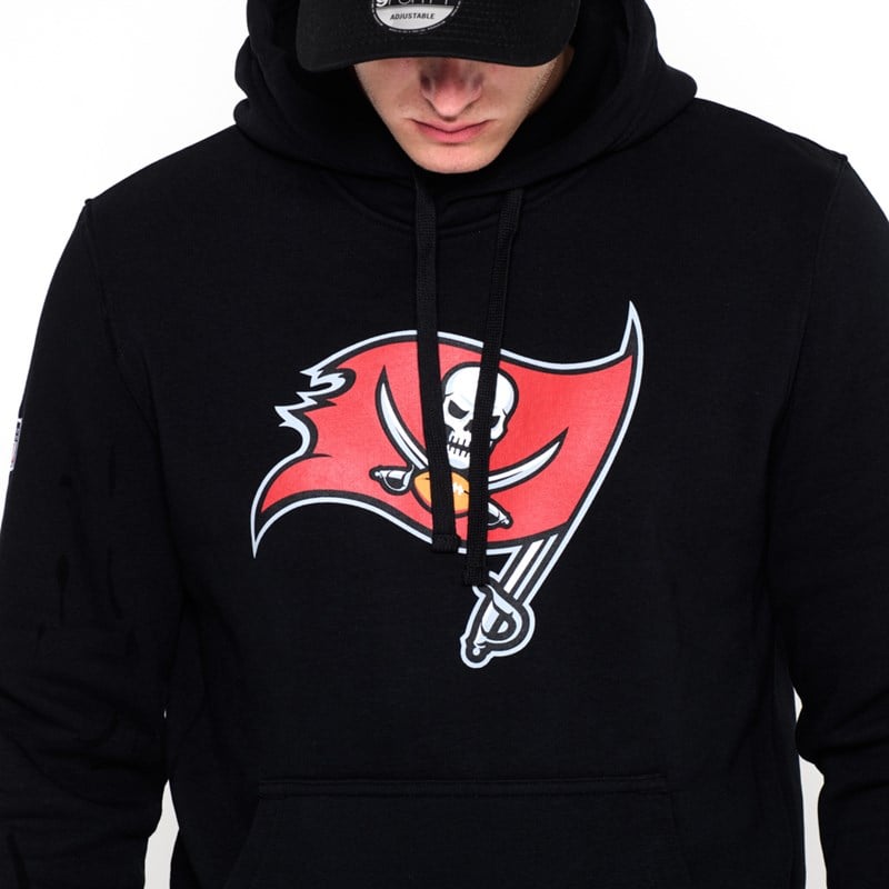 Sudadera Con Capucha New Era Tampa Bay Buccanneers Team Logo Negros | NU9475361