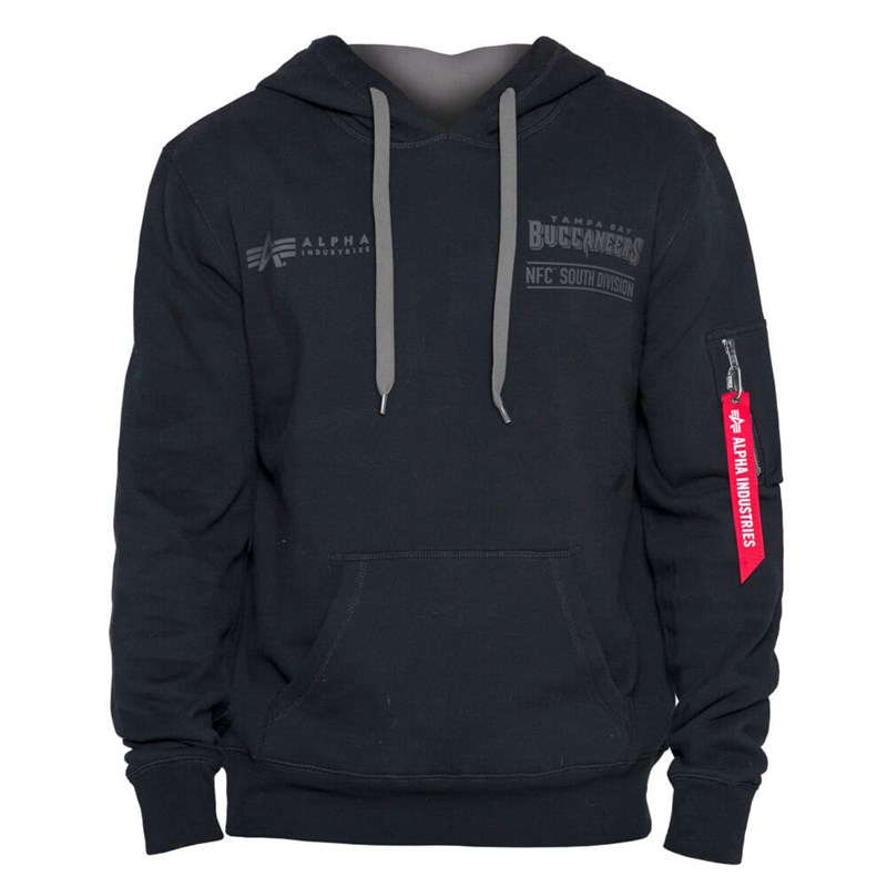 Sudadera Con Capucha New Era Tampa Bay Buccaneers X Alpha Industries Negros | VE2470365