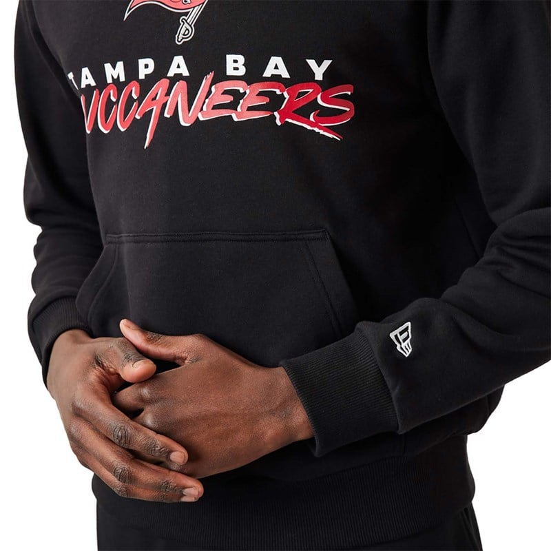 Sudadera Con Capucha New Era Tampa Bay Buccaneers NFL Script Negros | WT4923561