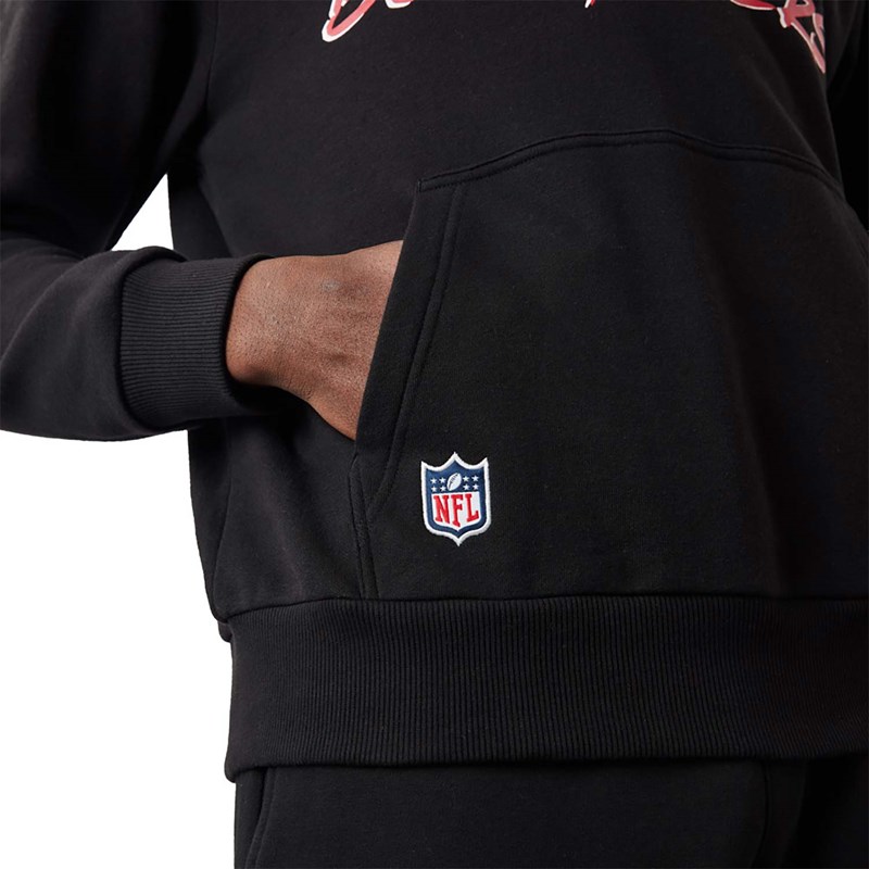 Sudadera Con Capucha New Era Tampa Bay Buccaneers NFL Script Negros | WT4923561