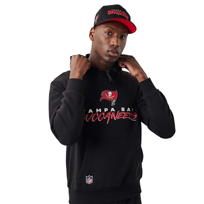 Sudadera Con Capucha New Era Tampa Bay Buccaneers NFL Script Negros | WT4923561