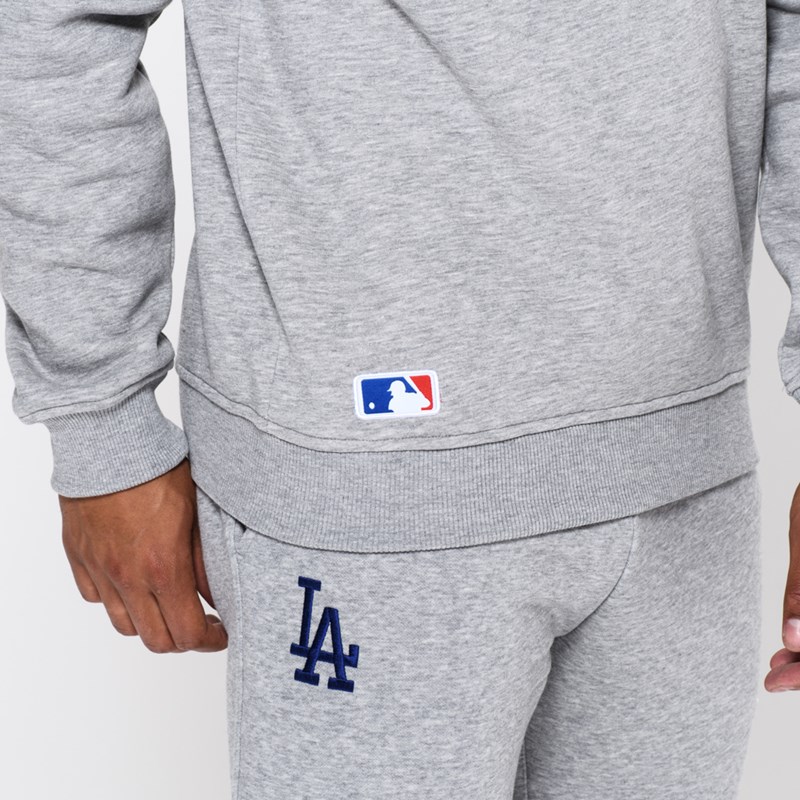 Sudaderas New Era La Dodgers Crew Neck Grises | YU9348176