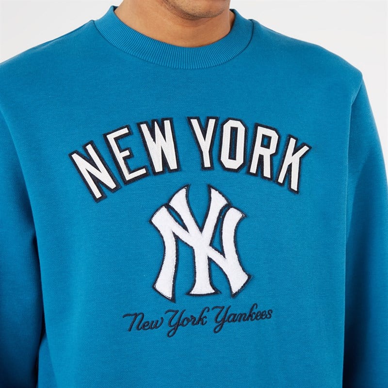 Sudaderas New Era New York Yankees Heritage Crew Neck Azules | BW6142053