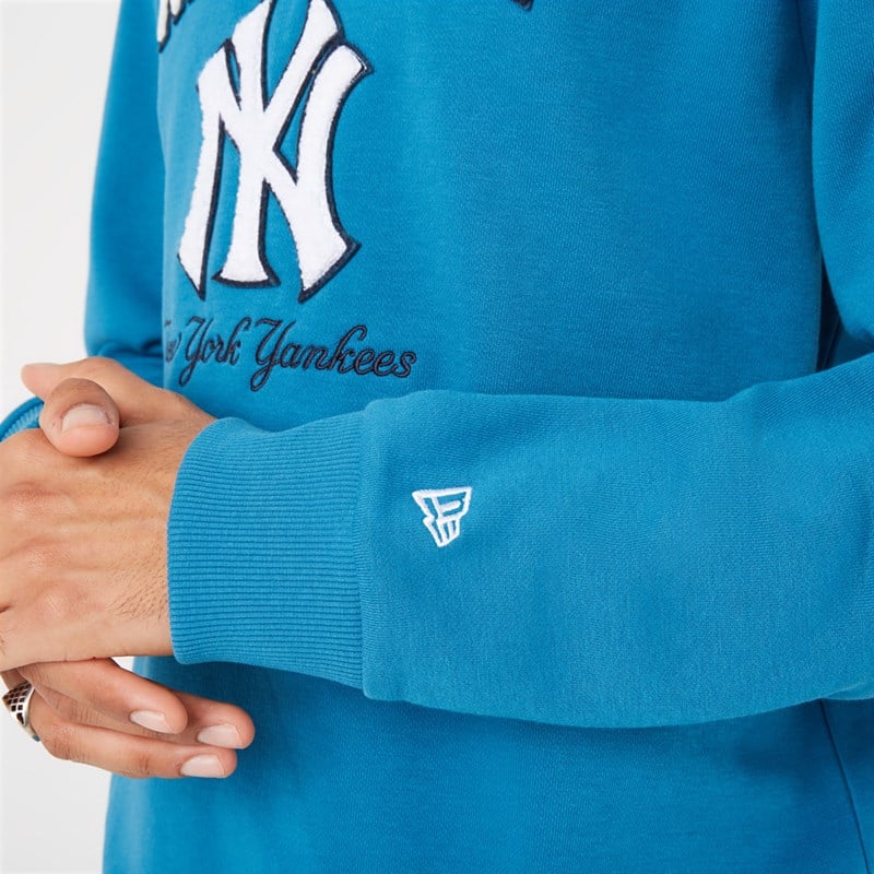 Sudaderas New Era New York Yankees Heritage Crew Neck Azules | BW6142053