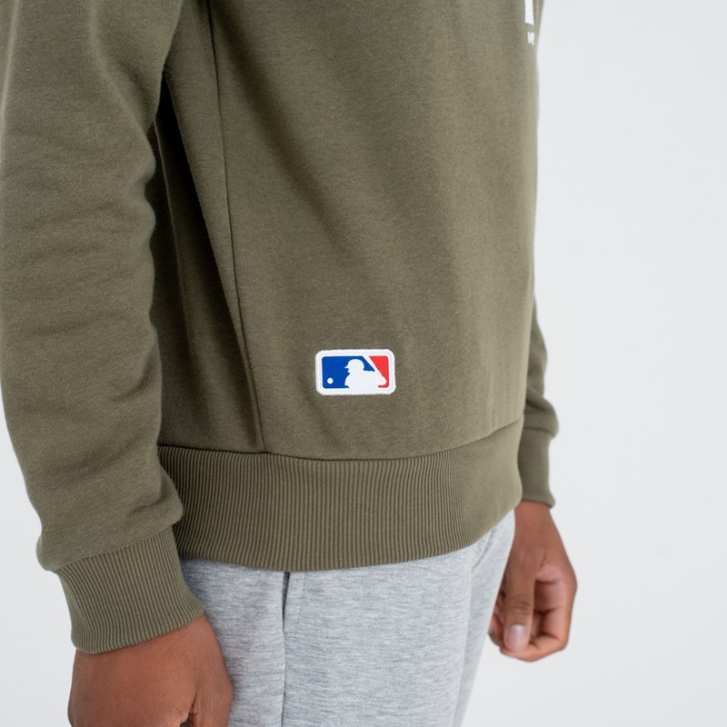 Sudaderas New Era New York Yankees Team Logo Crew Neck Verdes | GB7910652