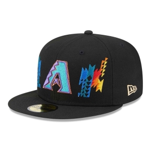 59fifty New Era Arizona Diamondbacks Southwestern Fitted Gorras Negros | BF6719283