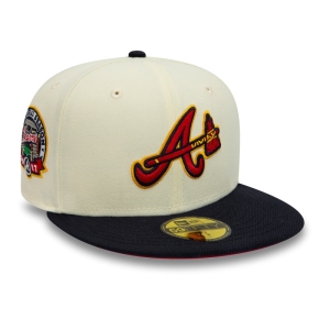 59fifty New Era Atlanta Braves 2017 Chrome Fitted Gorras Blancos | QC9740815