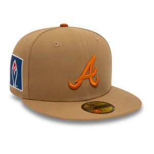 59fifty New Era Atlanta Braves Fall Colours Fitted Gorras Marrom | PR7432895