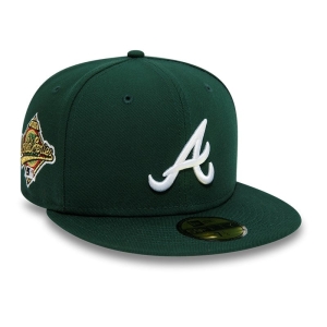 59fifty New Era Atlanta Braves Fitted Gorras Verdes | KT8367401