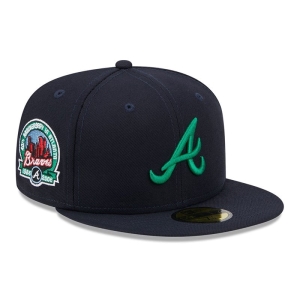 59fifty New Era Atlanta Braves State Tartan Fitted Gorras Azules | JO4635892