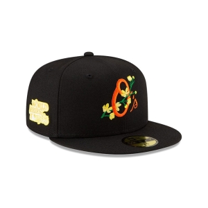 59fifty New Era Baltimore Orioles Side Patch Bloom Fitted Gorras Negros | AP2078659