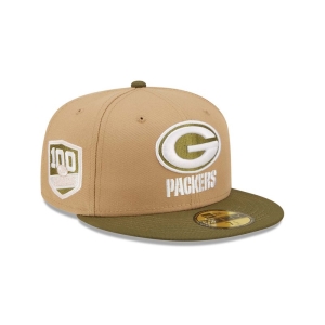 59fifty New Era Bay Packers NFL Teams Gorras Marrom | EA2178309