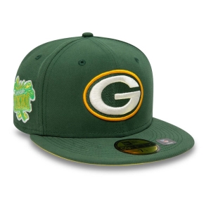 59fifty New Era Bay Packers Pop Fitted Gorras Verdes | IT3065871