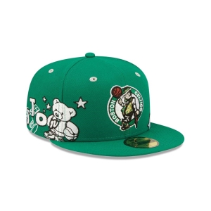 59fifty New Era Boston Celtics Teddy Fitted Gorras Verdes | HS7951846