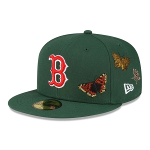 59fifty New Era Boston Sox Felt X MLB Fitted Gorras Verdes | TI3615498