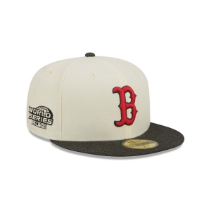 59fifty New Era Boston Sox MLB Chrome Fitted Gorras Blancos | PZ6815724