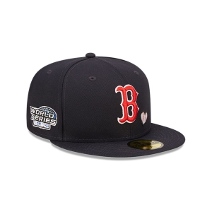 59fifty New Era Boston Sox MLB Team Heart Fitted Gorras Azules | MP5163789