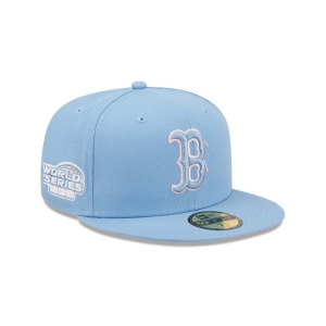 59fifty New Era Boston Sox Pastel Fitted Gorras Azules | DR4609157