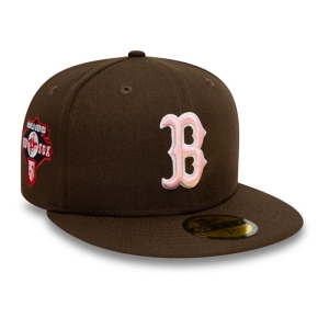 59fifty New Era Boston Sox Walnut And Gorras Marrom | IN6124370