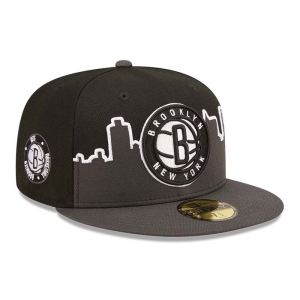 59fifty New Era Brooklyn Nets NBA Tip Off 2022 Fitted Gorras Negros | RF4067531