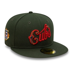 59fifty New Era Chicago Cubs MLB Seaweed Gorras Verdes | QB2318047